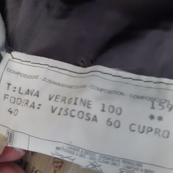 Trussardi Satoriale SZ 42 Grey 3 Button Men's Wool Sport Jacket Blazer - Picture 8 of 15